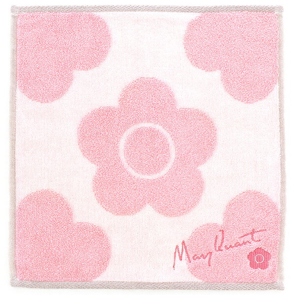 【約25×25cm】タオルハンカチ1502（レディース）（マリークヮント / MARY QUANT）...