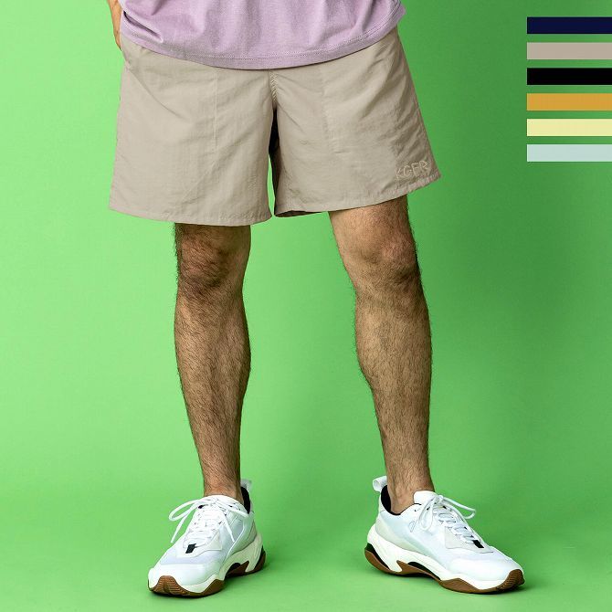 KGFR(カガフリ)刺繍ロゴショーツ／カガフリ（KAGAFURI）