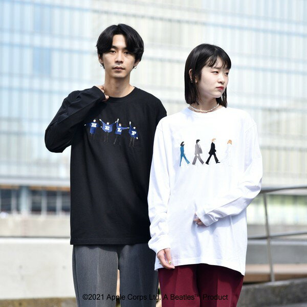 【WEB限定】SHIPS：　THE　BEATLES　コラボレーション　Tシャツ　（ロンT）　21FW／シップス（SHIPS）のサムネイル