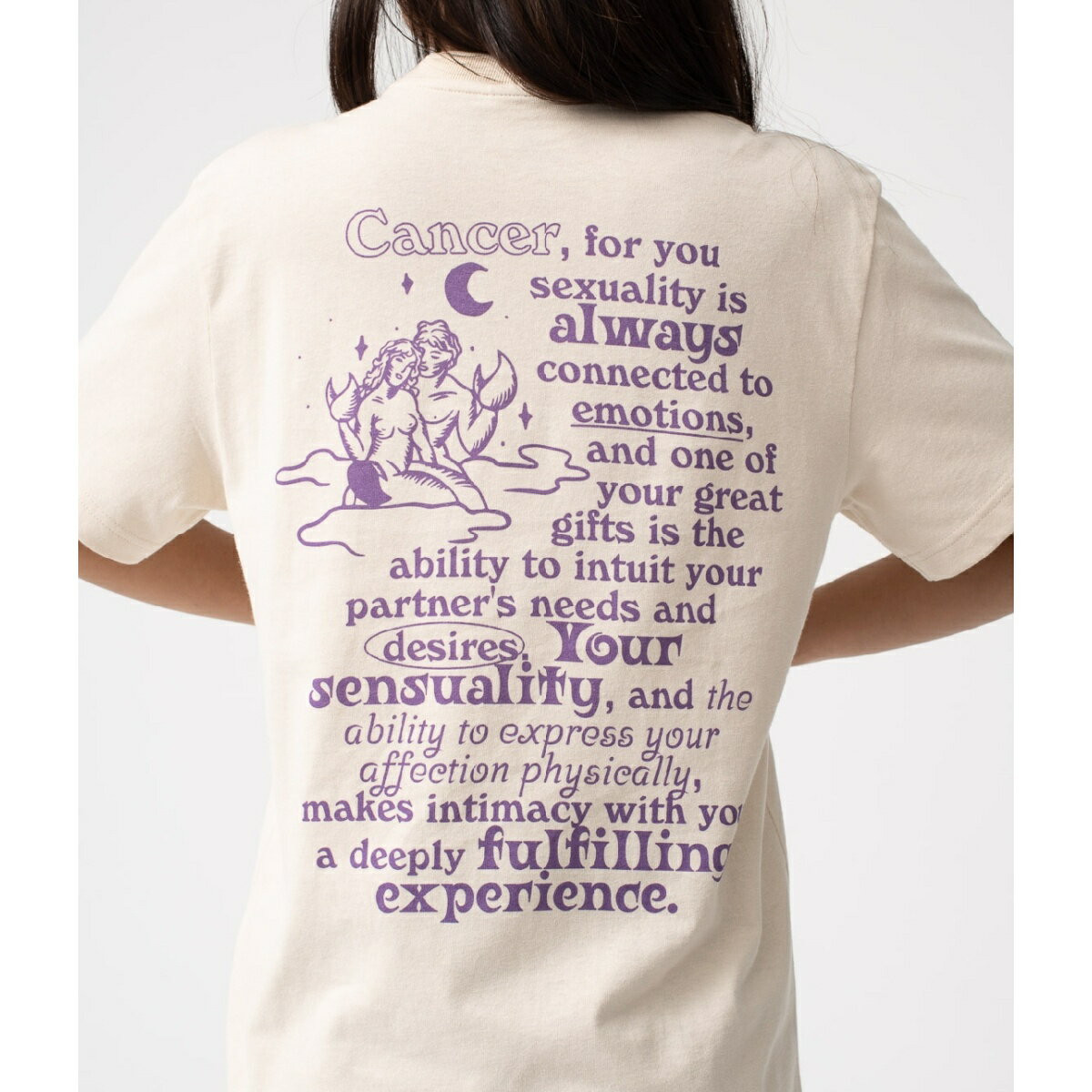 【Carne Bollente】THE EROSCOPE CANCER Tシャツ(蟹座)／ボンジュールレコード