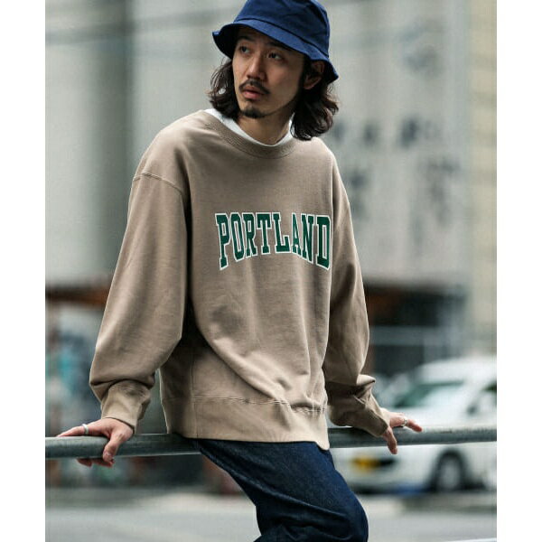 『別注』Champion×Sonny Label　ロゴプリントスウェット／アーバンリサーチ サニーレーベル（URBAN RESEARCH SonnyLabel）