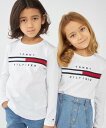 ロゴロングスリーブTシャツ／トミー ヒルフィガー（Tommy Hilfiger）