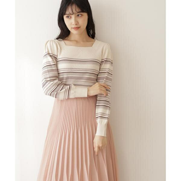 マルチボーダーニット／ジル バイ ジルスチュアートのサムネイル