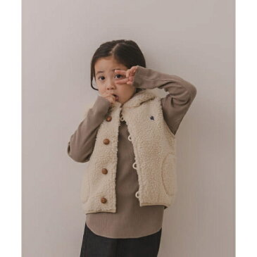 『WEB限定』GYMPHLEX　BOA HOODED VEST(KIDS)／アーバンリサーチ ドアーズ（URBAN RESEARCH DOORS）