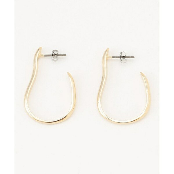 【WEB限定】メタルウェーブピアス（両耳用）／エニィ（any FAM）