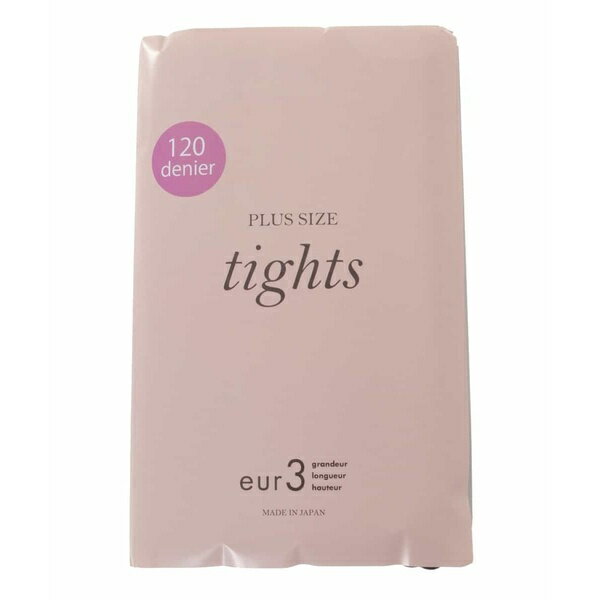 【120デニール】プラスサイズタイツ／エウルキューブ（eur3）