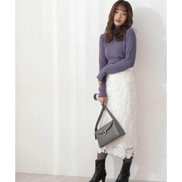 ロングナローレーススカート／プロポーション ボディドレッシング（PROPORTION BODY DRESSING）のサムネイル