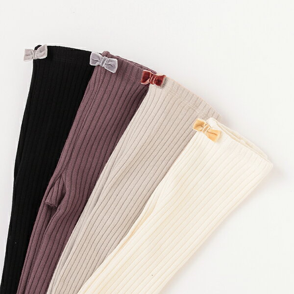 ウール混リブタイツ／プティマイン（petit main）のサムネイル