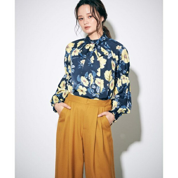 フラワープリントギャザートップ／グレースコンチネンタル（GRACE CONTINENTAL）のサムネイル