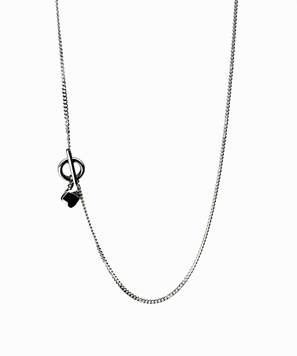 [型番:1NC050A0SV]2WAYで使えるチェーンネックレス【Droped Fragment Chain Necklace-ドロップドフラグメントチェーンネックレス-】「希望の欠片」が象徴的に垂れ下がるネックレス。プレーンな留め具がフロ...