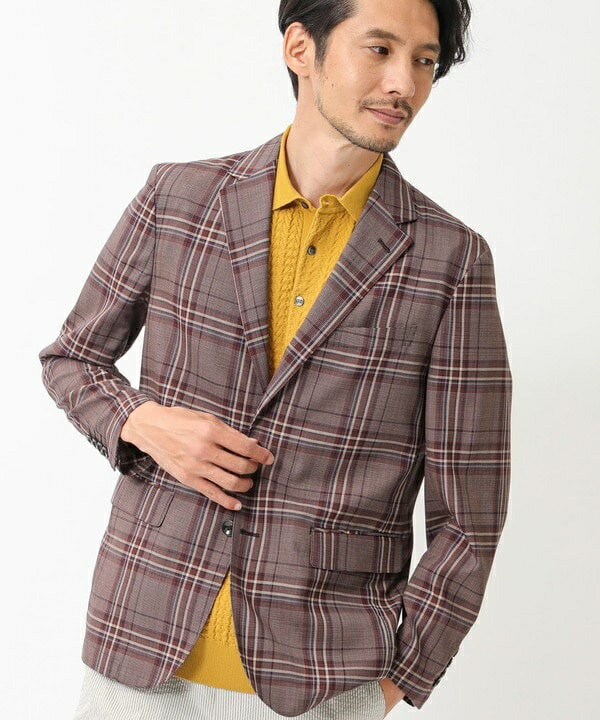 [型番：M0111FJ 603]＜div＞＜b＞【テンプレ化してしまったスーツ文化を「働き方」に合わせてアップデートした「カジュアルスーツ」】＜/b＞＜/div＞＜div＞スーツを着る機会は多いが、みんな同じようなスーツを着てしまってる故、＜/div＞＜div＞人と装いが被ることが増え「スーツ」というアイテムに若干の抵抗感を抱いてる方も多いはず。＜/div＞＜div＞時代の流れにより働き方も多岐にわたり、＜/div＞＜div＞「テレワーク・リモートワーク」や「ビジネスカジュアル・オフィスカジュアル」推奨の職場も段々と増えてきました。＜/div＞＜div＞とはいえ、アイテムカテゴリが「スーツ」である以上、＜/div＞＜div＞カジュアルすぎてもだめである程度かっちりとしたものでなくてはだめです。＜/div＞＜div＞クラウデッドクローゼットではカジュアル：ビジネスのバランスがとれたアイテムを多く取り揃えております。＜/div＞＜div＞細かいデティールに隠された遊び心あるデザイン・機能を是非ご体感ください。＜/div＞＜div＞＜/div＞＜div＞＜b＞【コーディネート・素材】＜/b＞＜/div＞＜div＞カジュアルスーツはプライベートシーンでも着用できることはもちろん、＜/div＞＜div＞パーティー・発表会、お子様のイベントごと、それほど格式ばらない結婚式の披露宴・二次会やレストラン・ホテルでの食事に着用できます。＜/div＞＜div＞クラウデッドクローゼットでは基本的に「セットアップ」でものづくりしておりますが、＜/div＞＜div＞他のアイテムとコーディネートして「ジャケパンスタイル」として着用して頂けるところも魅力の一つです。＜/div＞＜div＞アイテム1つ1つ細かいデザインは変わるものの、大まかな形は一緒の為、変に崩れることなくコーデすることが出来ます。＜/div＞＜div＞カラーはブラウンチェック・グレータッターソール2色の展開。＜/div＞＜div＞＜/div＞＜div＞生地はウール100%と機能性繊維により生み出されたスーパー120ハイブリッドTECH WOOLです。＜/div＞＜div＞ウールですが機能性を持たせているため、ご自宅で洗濯できるウォッシャブル性能。＜/div＞＜div＞ストレッチ性能を兼ね備えておりますのでノンストレスで着用■カラー：01ブラウン、02グレー【商品サイズ】1（S） 身幅:49.8cm 肩幅:42cm 着丈:68cm そで丈:58.5cm えり周り:cm2（M） 身幅:51.8cm 肩幅:43.3cm 着丈:70cm そで丈:60cm えり周り:cm3（L） 身幅:53.8cm 肩幅:44.6cm 着丈:72cm そで丈:61.5cm えり周り:cm※(　)で表記されている数字はヌードサイズです。ヌードサイズとは衣服を身につけない身体のサイズです。お客様ご自身の身体サイズと比較してお選びください。 ■素材： ウール100％ ■お手入： &nbsp;&nbsp;&gt;&gt;商品のお取り扱い方法 ■原産国： 中国S120ハイブリッドTECH WOOLジャケット／クラウデッドクローゼット（CROWDED CLOSET）01ブラウン02グレー画面上と実物では、多少色具合が異なって見える場合がございます。