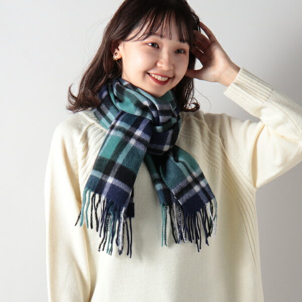 ウォッシャブルウール　チェックマフラー／フレディ＆グロスターのサムネイル