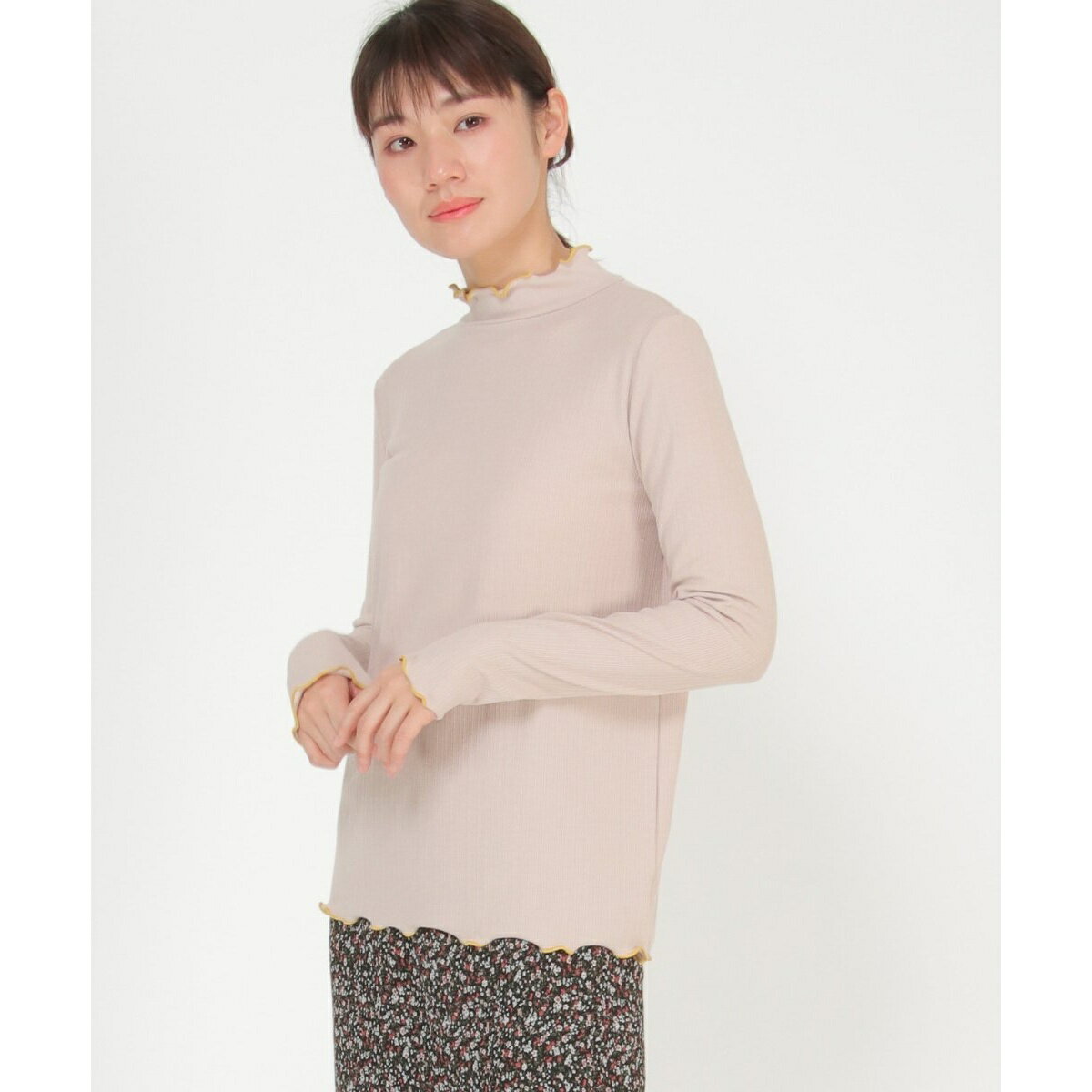 襟フリル配色メローロンT／LBC（LBC）