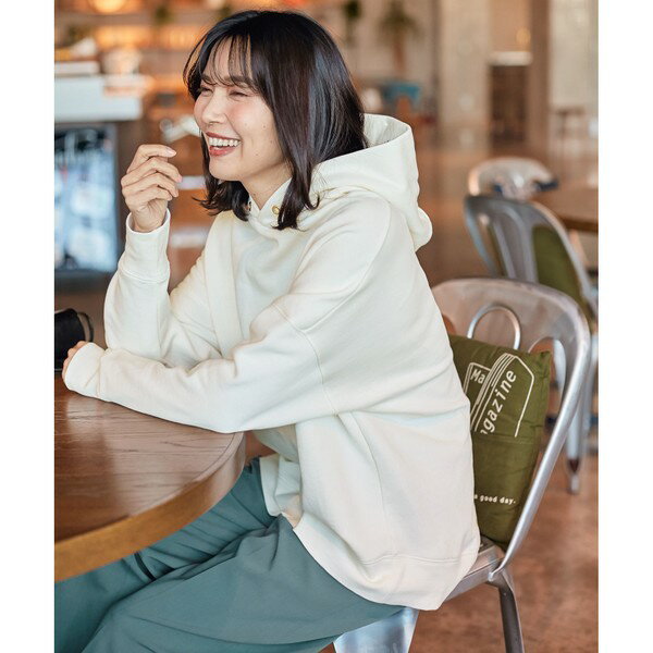 【裏起毛・8色展開】ライトコットンスウェット　パーカー／エニィファム（any FAM）のサムネイル