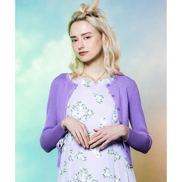 【洗える！】SILK　RIB　CARDIGAN　カーディガン／トッカ（TOCCA）のサムネイル