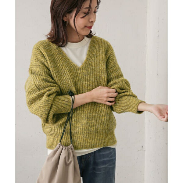 MIXヤーンVネックプルオーバー／アーバンリサーチ ドアーズ（URBAN RESEARCH DOORS）のサムネイル