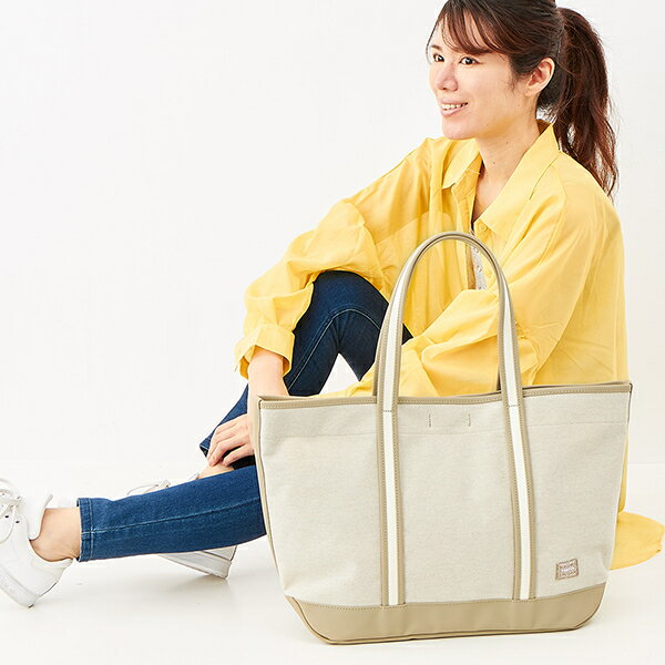 ポーター　ボーイフレンドトート　シャンブレー　トートバッグ（L）　877−08539／ポーター 吉田カバン（PORTER）