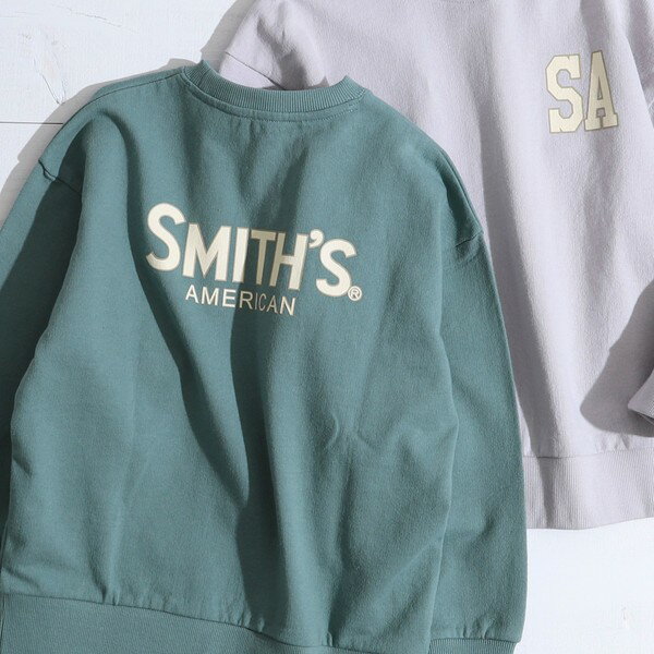 【coenキッズ/ジュニア】SMITH'S(スミス)別注プリントクルーネックスウェット（WEB限定サイズ）