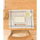 LIVING PRODUCTS コットンリネンランチマット ライン/アーバンリサーチ ドアーズ(URBAN RESEARCH DOORS)