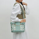 【steady. 6月号掲載】カシュカシュ 金具ハンドルパンチング2wayトートバッグ/カシュカシュ(cache cache)