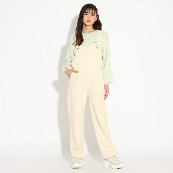 【ニコラ掲載商品】大人っぽオーバーオール／ピンクラテ（PINK-latte）のサムネイル