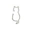 K10ホワイトゴールド ネコ イヤーカフ【Me＆Cats寄付対象商品】／ ヴイエー ヴァンドーム青山（va vendome aoyama）
