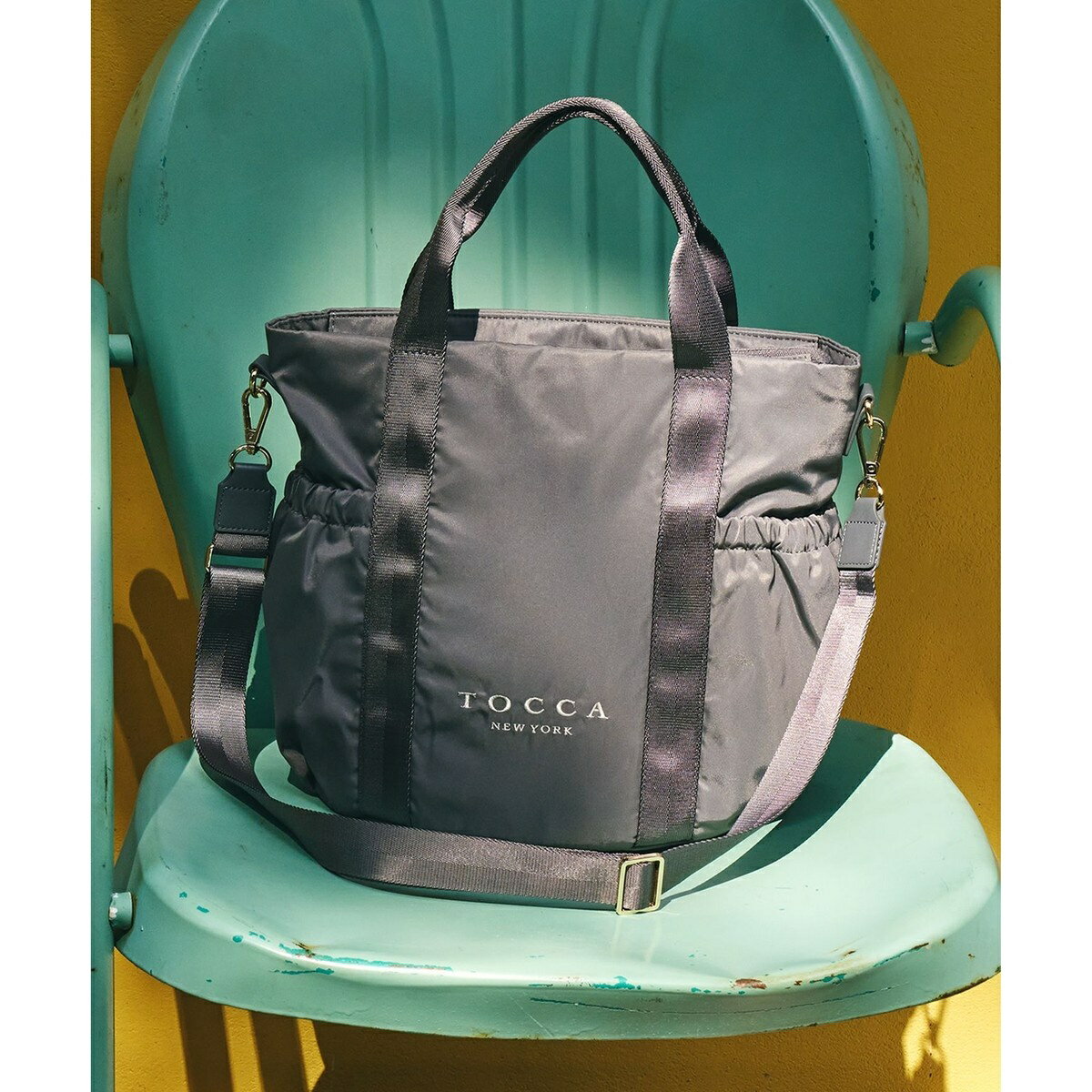 【WEB限定＆一部店舗限定】【撥水 環境にやさしい素材】SANA SIDEPOCKET TOTE ト／トッカ（TOCCA）