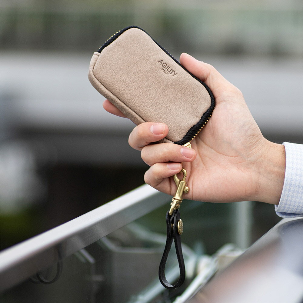 キーケース一体型 ラウンドファスナー財布／アジリティー アッファ（AGILITY Affa）