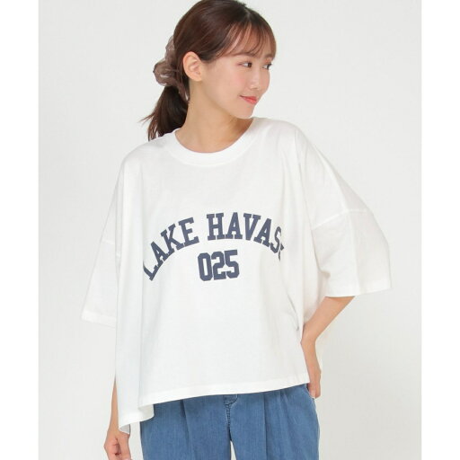ワイドカレッジロゴTシャツ/LBC(LBC) ワイドカレッジロゴTシャツ/LBC(LBC)