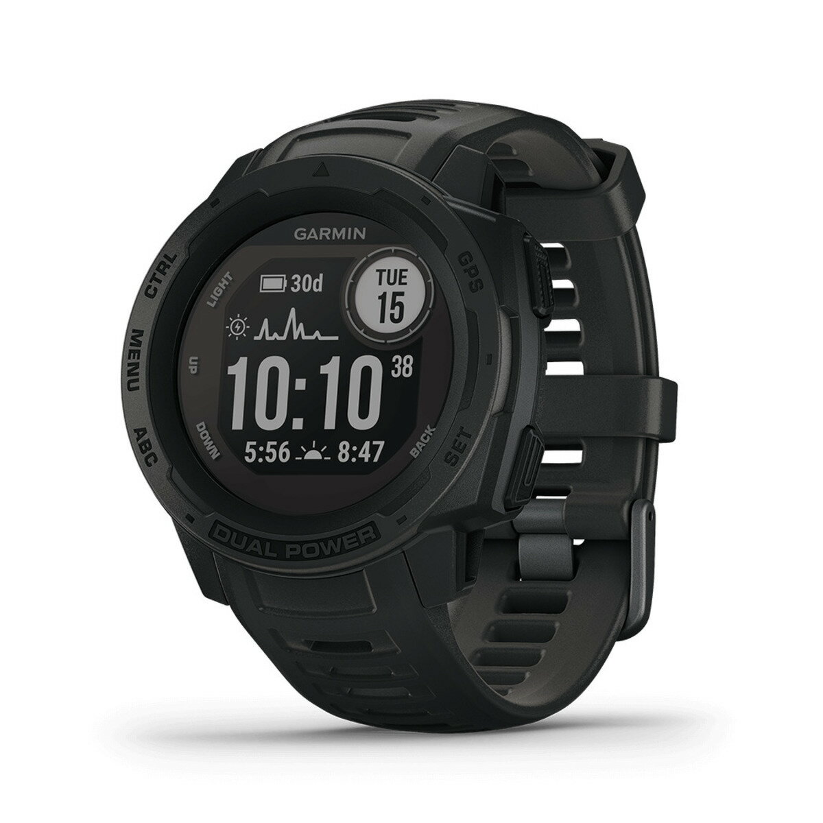 Instinct Dual Power Graphite　010-02293-31／ガーミン（GARMIN）