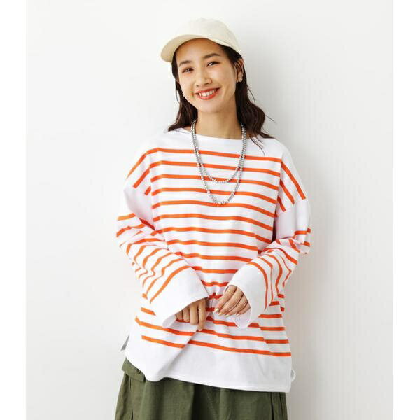 バスクボーダー L/S Tシャツ／ロデオクラウンズ ワイドボウル（RODEO CROWNS WIDE BOWL）のサムネイル