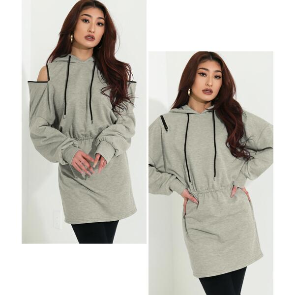 2WAYショルダーデザインスウェットワンピース／アナップ（ANAP）のサムネイル