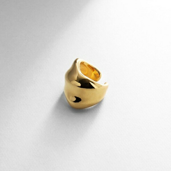 シルバー ワイドイヤーカフL GP／ココシュニック オンキッチュ（COCOHNIK onkitsch）