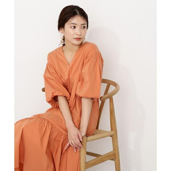 バルーンスリーブワンピース／ナチュラルビューティーベーシック（NATURAL BEAUTY BASIC）のサムネイル