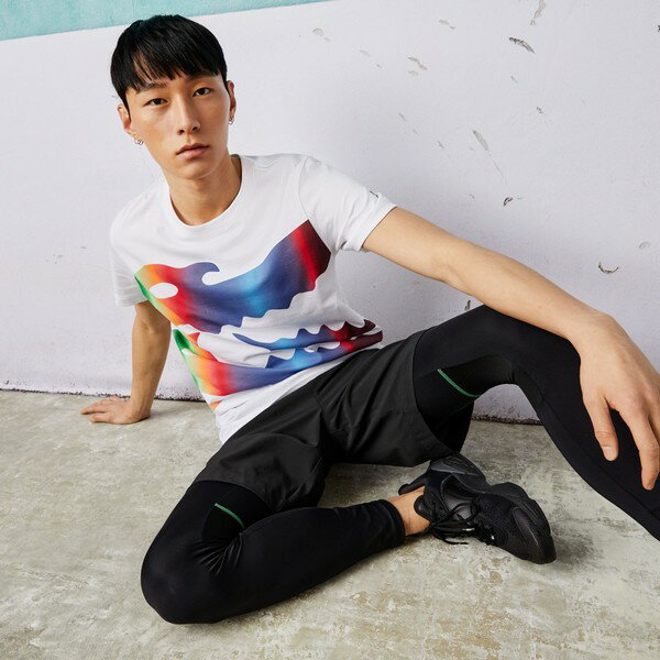 「ノバク・ジョコビッチ」ビッグクロックウルトラドライTシャツ／ラコステ（LACOSTE）