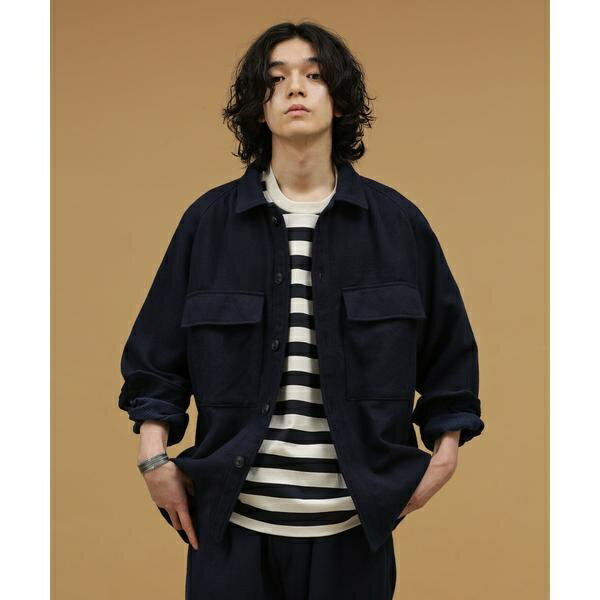 LB.03／刺し子ビックポケットブルゾン／ナノユニバース（NANO universe）