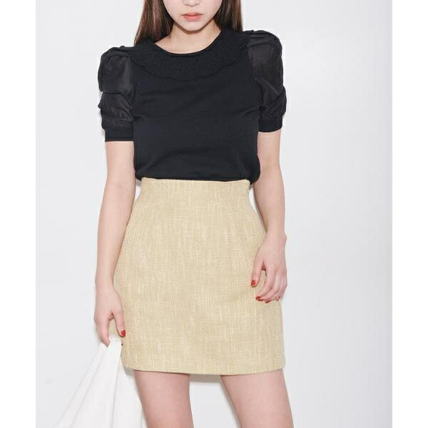 ＜SET UP対応＞ツイードミニスカート／フリーズマート（Free's Mart）