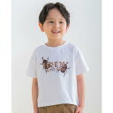 昆虫 カブトムシ プリント 天竺 Tシャツ （80～130cm）／ノイユ エーム ベベ（Noeil aim BeBe）