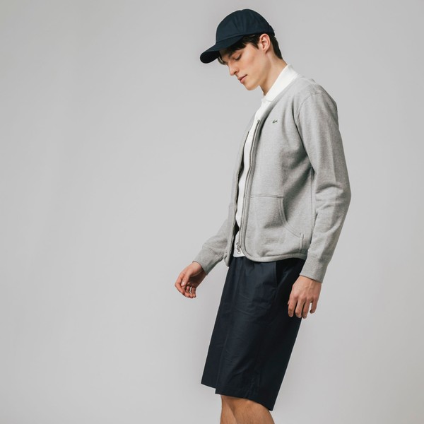 プレミアムスウェットジップカーディガン／ラコステ（LACOSTE）