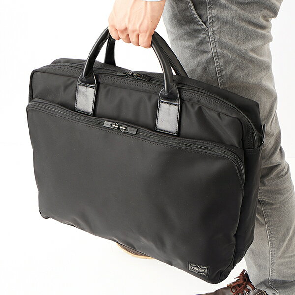 ポーター　タイム　3WAYブリーフケース（655ー08296）／ポーター 吉田カバン（PORTER）