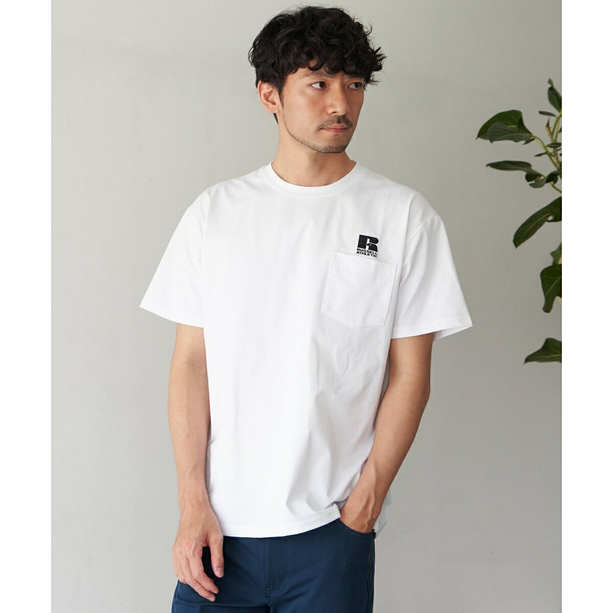 【吸水速乾】RUSSELL ATHLETIC ラッセル アスレチック ドライパワーポケTシャツ／イッカ（ikka）