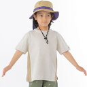 SHIPS　KIDS：＜吸水速乾＞サイド　パネル　半袖　TEE（100～130cm）／シップス（SHIPS）