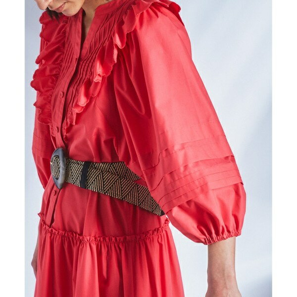 フリル刺繍タックドレス／グレースコンチネンタル（GRACE CONTINENTAL）のサムネイル