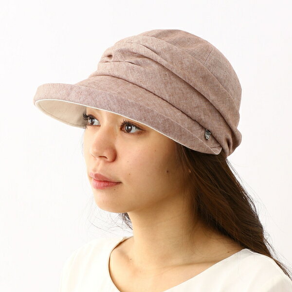 チャーム付きジョッキー【UV/日よけ/接触冷感/涼しい/軽量/キャスケット/小顔/春/夏】／アトレナ（ATRENA）