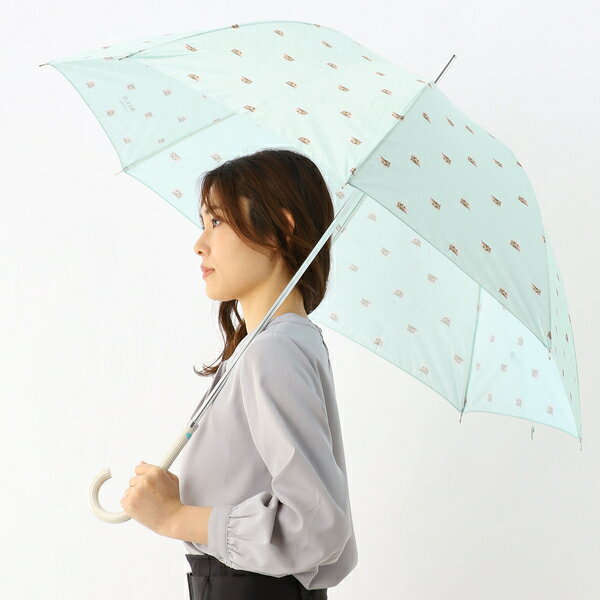 雨傘（長傘）【UV加工/グラス骨】ヌネット/猫（レディース）／ポールアンドジョーアクセソワ（PAUL ＆ JOE ACCESSOIRES）のサムネイル