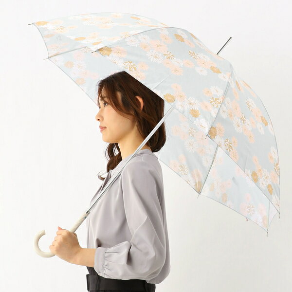 雨傘（長傘）【UV加工/グラス骨】クリザンテーム/花柄（レディース）／ポールアンドジョーアクセソワ（PAUL ＆ JOE ACCESSOIRES）のサムネイル