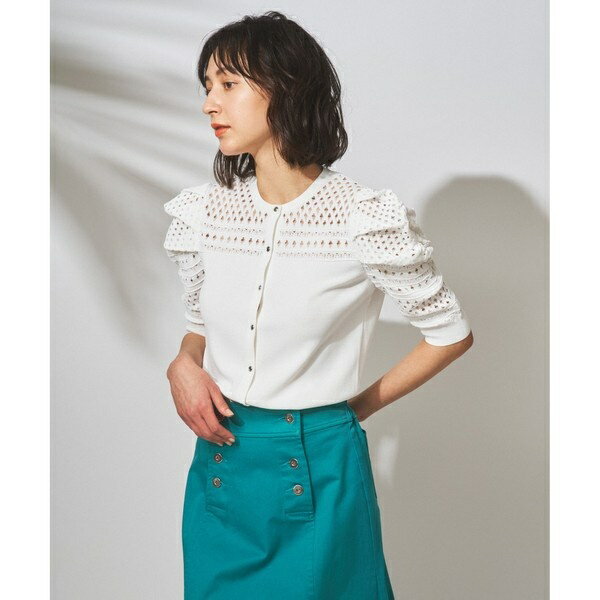 アイレットニットカーディガン／グレースコンチネンタル（GRACE CONTINENTAL）のサムネイル