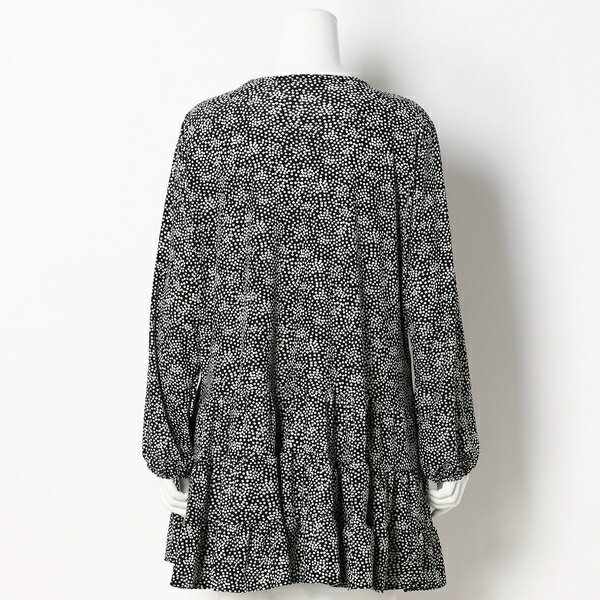 【大きいサイズレディース】裾ティアードスムースチュニック／ターシャルビー（Tasha Ruby）