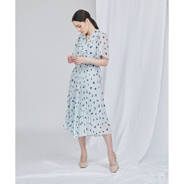 フリルプリントワンピース／グレースコンチネンタル（GRACE CONTINENTAL）のサムネイル