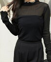 レディース シアータートルネックパイピングトップス/テディショップ(TeddyShop)
